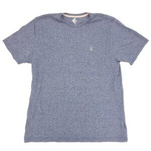 Volcom T-shirt Mens XL Blue Heathered Embroidered Logo Basic Tee  Solid Crew